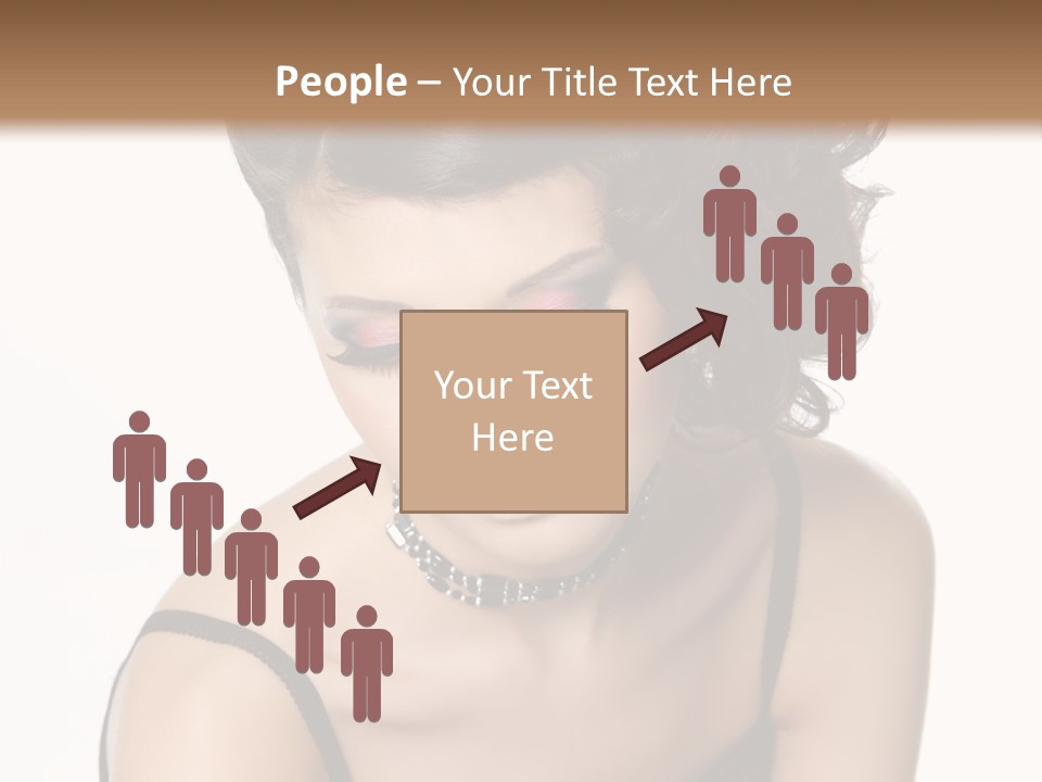 Woman Elegance Hair PowerPoint Template