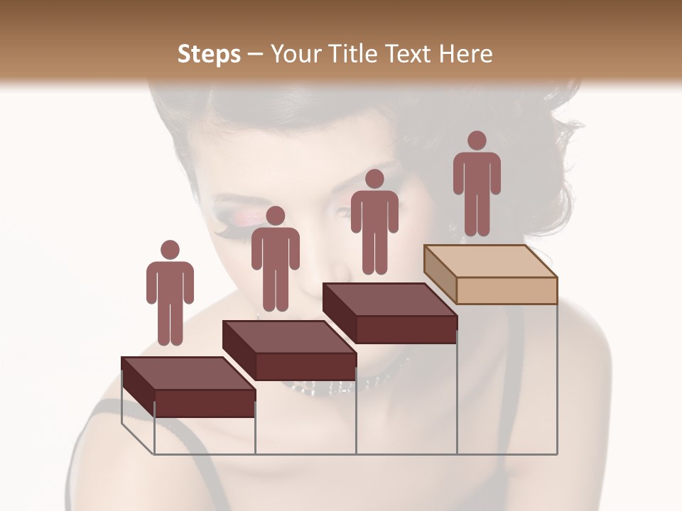 Woman Elegance Hair PowerPoint Template