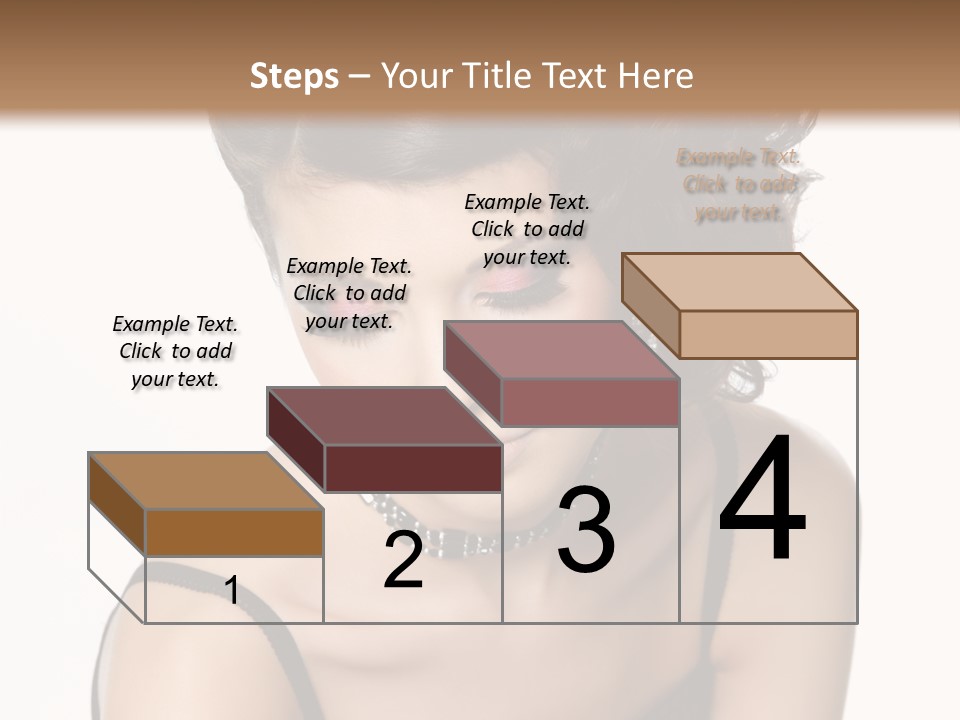 Woman Elegance Hair PowerPoint Template