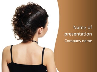 Girl Modern Beautiful PowerPoint Template