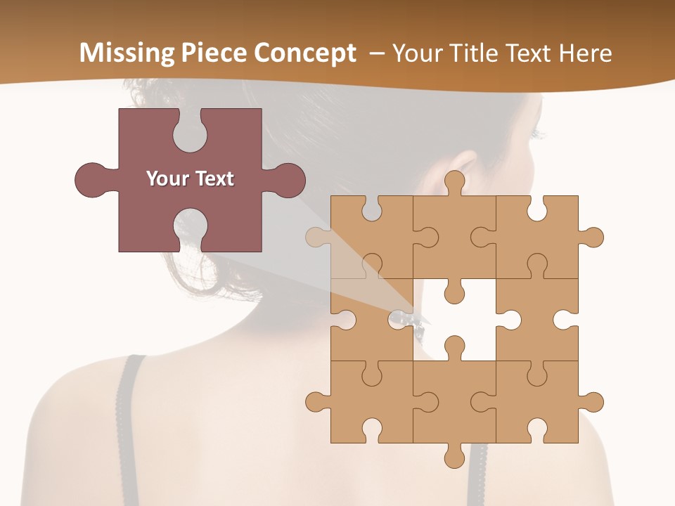 Girl Modern Beautiful PowerPoint Template