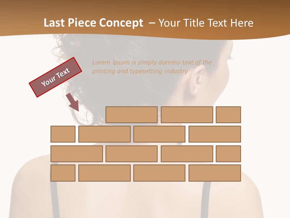 Girl Modern Beautiful PowerPoint Template