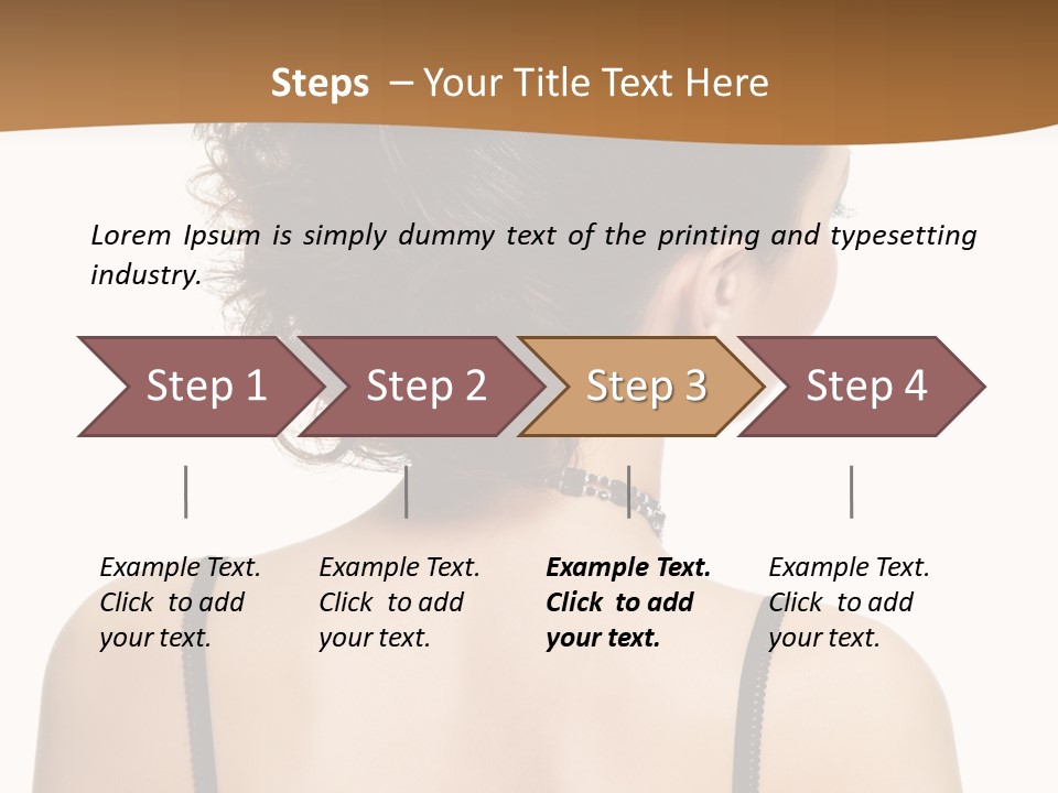 Girl Modern Beautiful PowerPoint Template