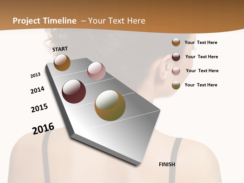 Girl Modern Beautiful PowerPoint Template
