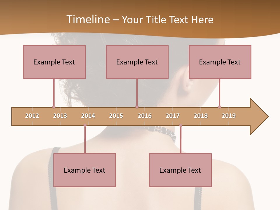 Girl Modern Beautiful PowerPoint Template