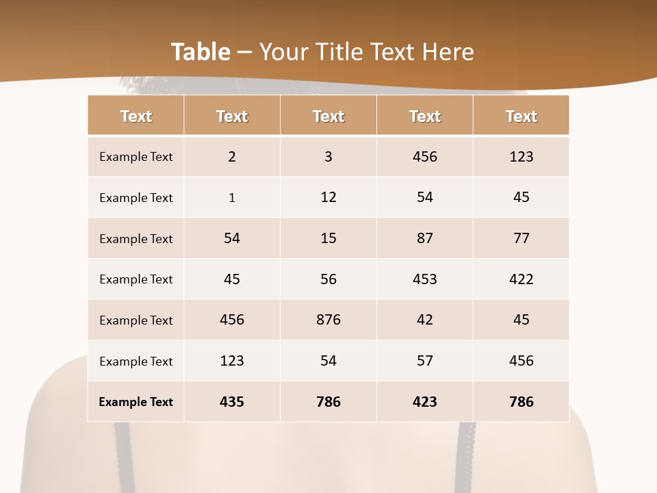 Girl Modern Beautiful PowerPoint Template