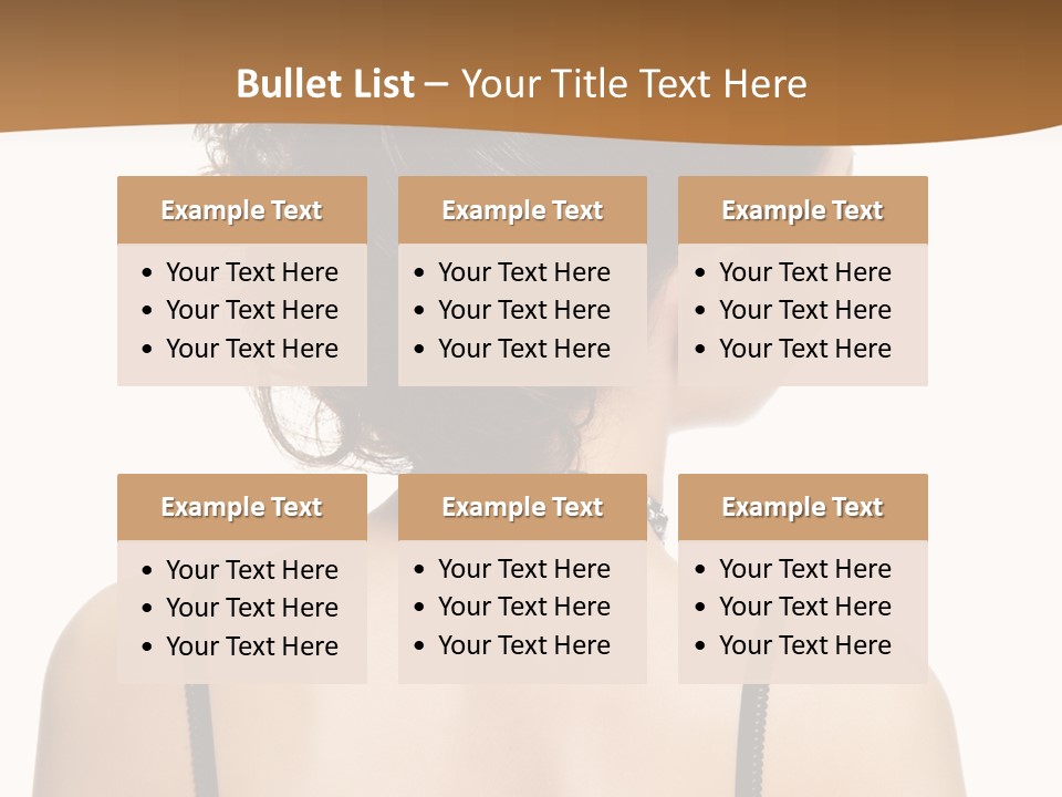 Girl Modern Beautiful PowerPoint Template