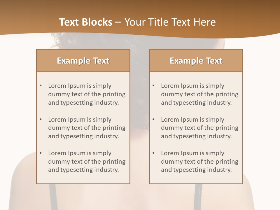 Girl Modern Beautiful PowerPoint Template