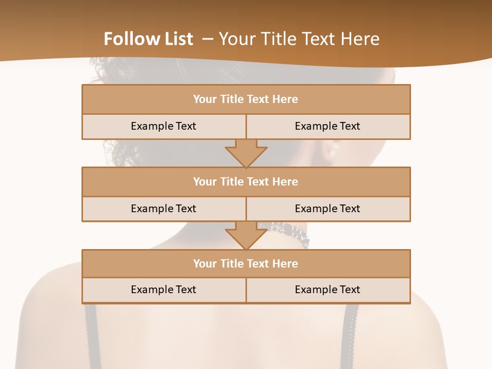 Girl Modern Beautiful PowerPoint Template