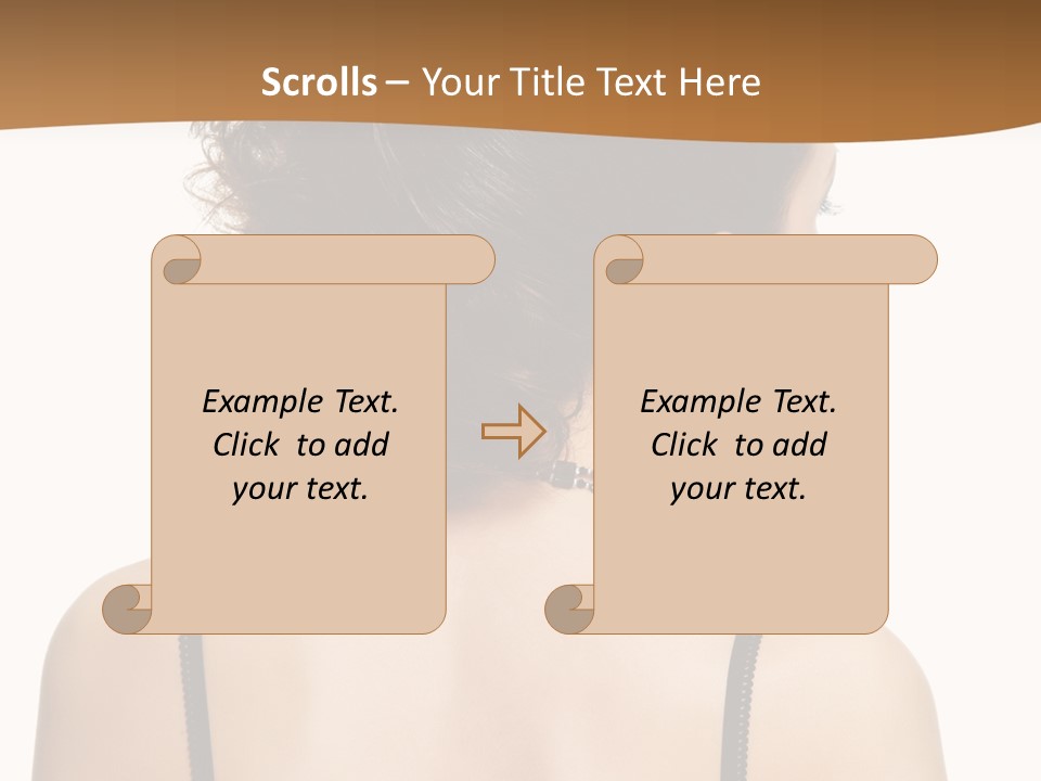 Girl Modern Beautiful PowerPoint Template