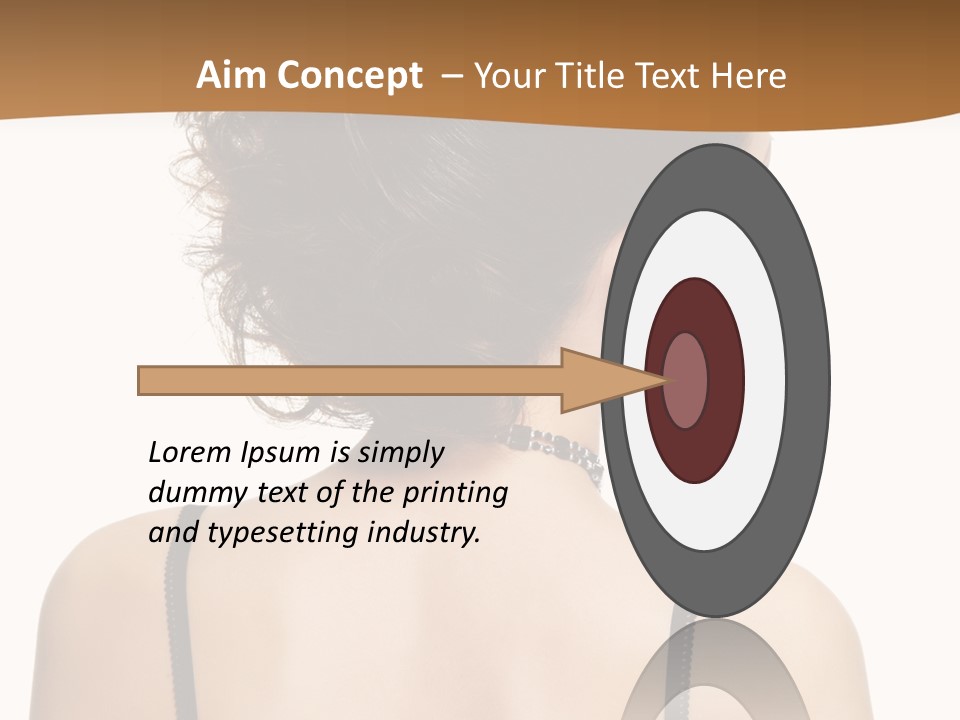 Girl Modern Beautiful PowerPoint Template