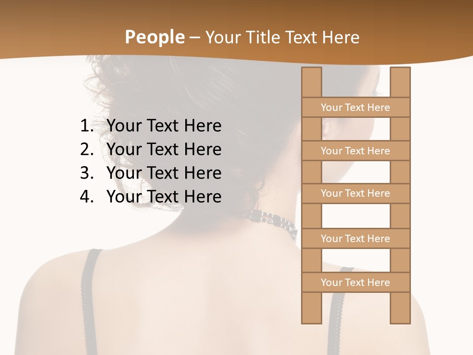 Girl Modern Beautiful PowerPoint Template