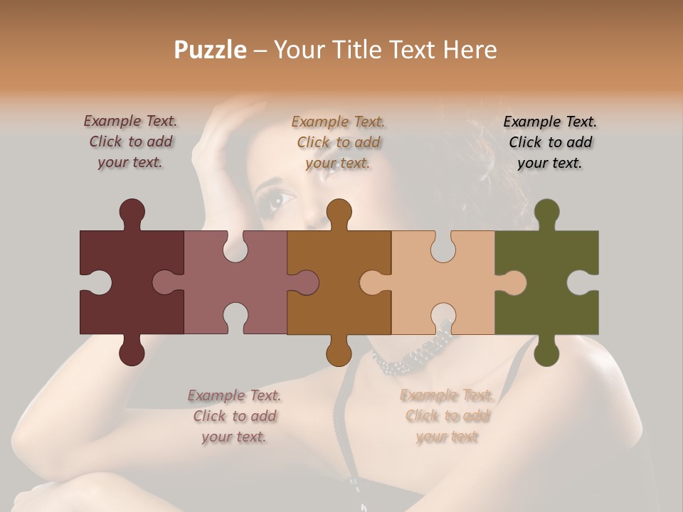 Female Manicure Elegant PowerPoint Template