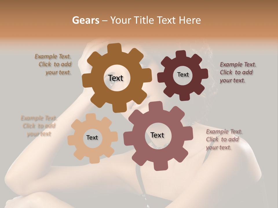 Female Manicure Elegant PowerPoint Template