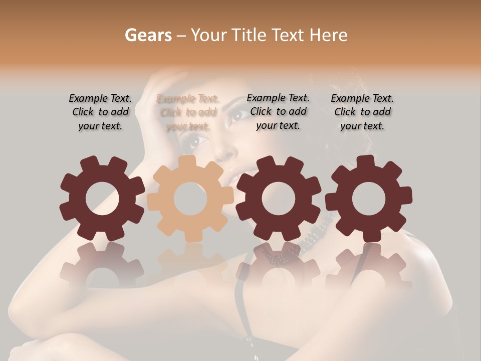 Female Manicure Elegant PowerPoint Template