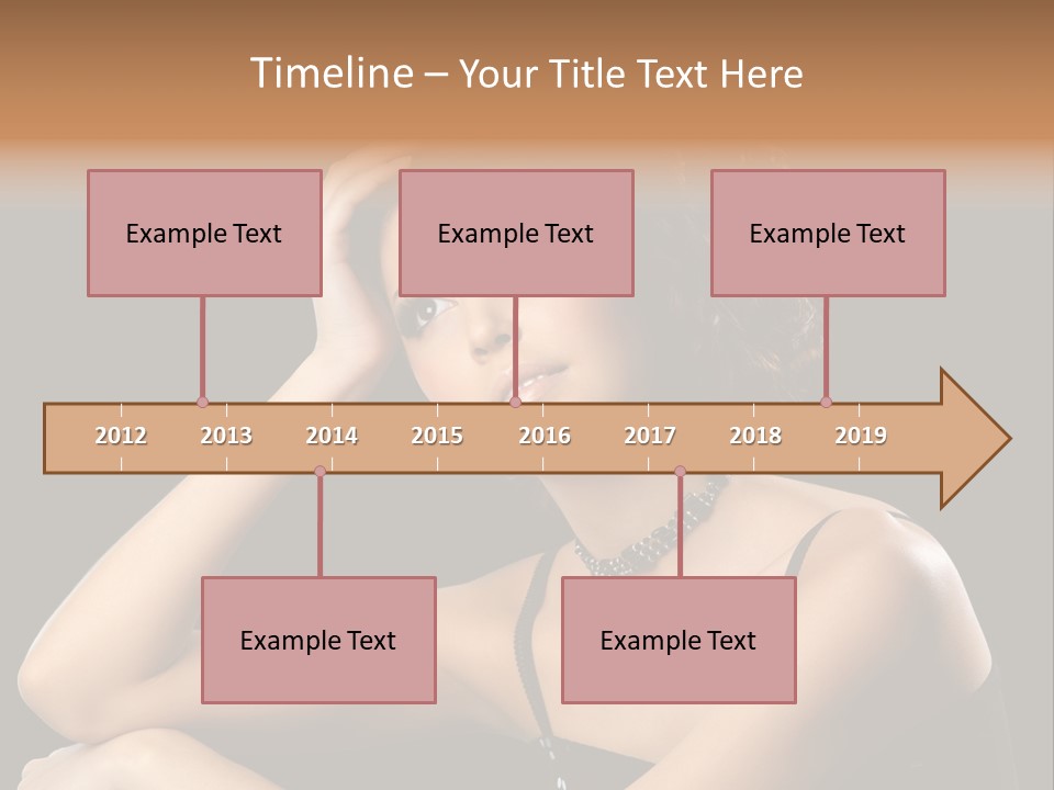 Female Manicure Elegant PowerPoint Template