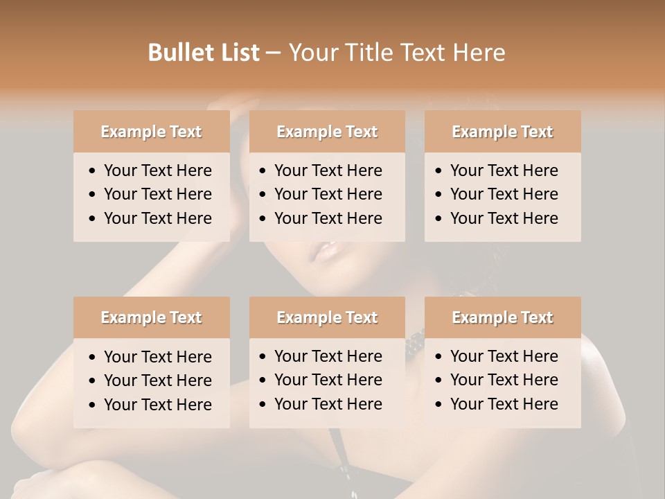 Female Manicure Elegant PowerPoint Template