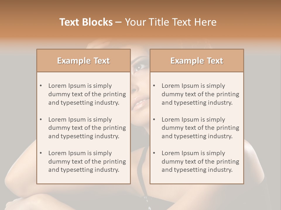 Female Manicure Elegant PowerPoint Template