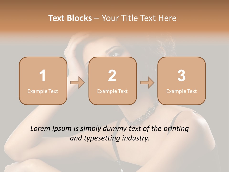 Female Manicure Elegant PowerPoint Template