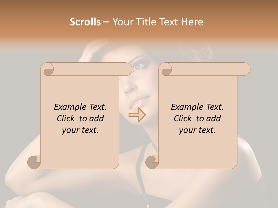 Female Manicure Elegant PowerPoint Template