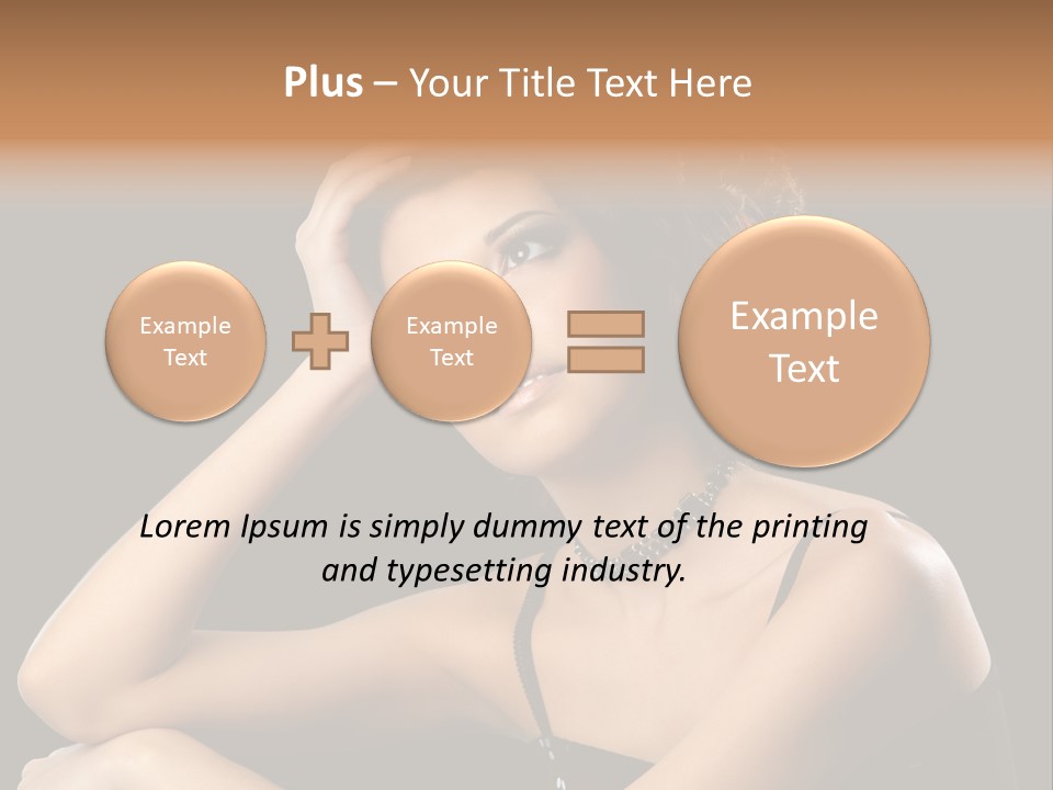 Female Manicure Elegant PowerPoint Template