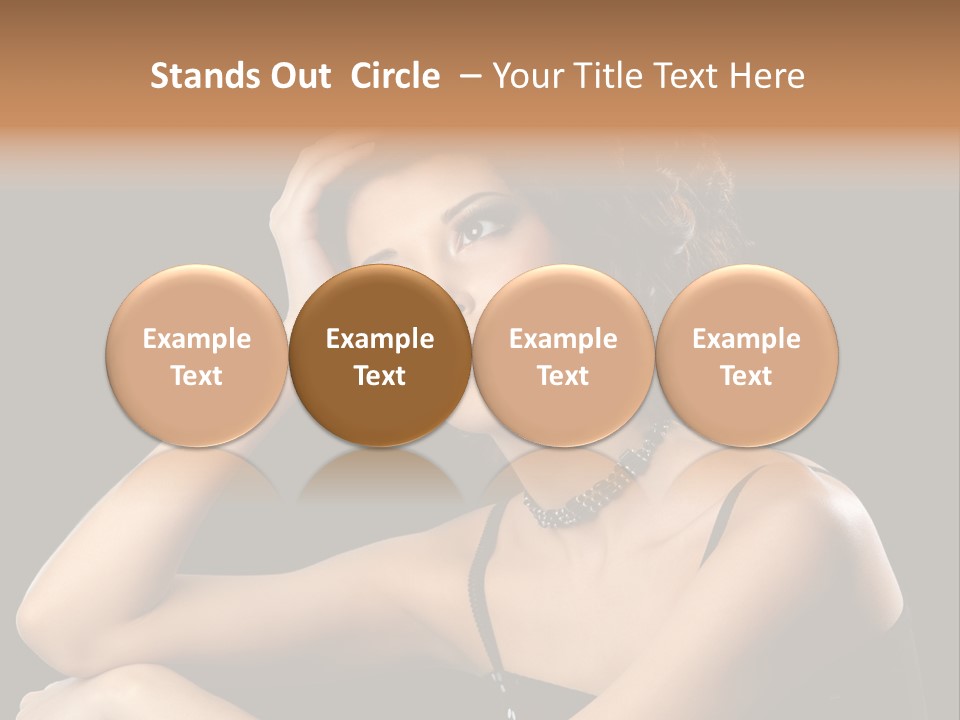 Female Manicure Elegant PowerPoint Template