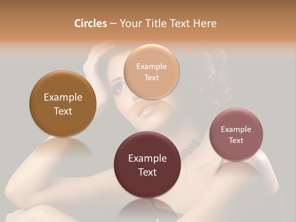 Female Manicure Elegant PowerPoint Template