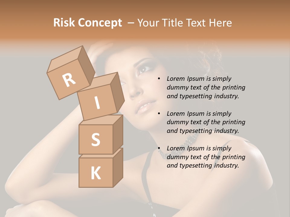 Female Manicure Elegant PowerPoint Template