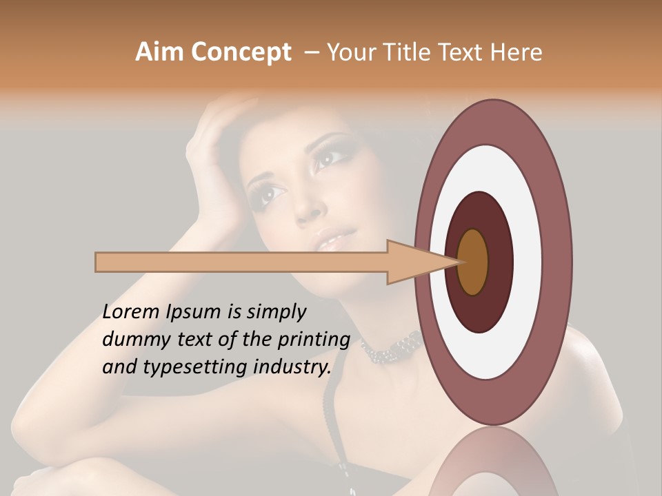 Female Manicure Elegant PowerPoint Template