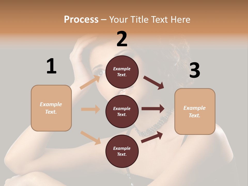 Female Manicure Elegant PowerPoint Template