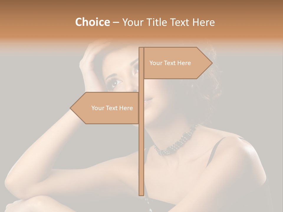 Female Manicure Elegant PowerPoint Template