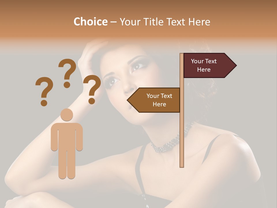 Female Manicure Elegant PowerPoint Template