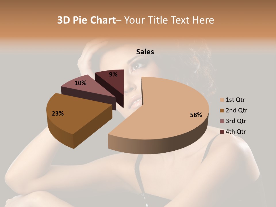 Female Manicure Elegant PowerPoint Template