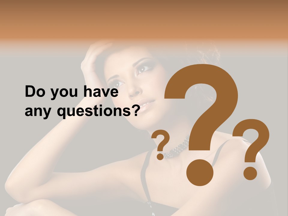 Female Manicure Elegant PowerPoint Template