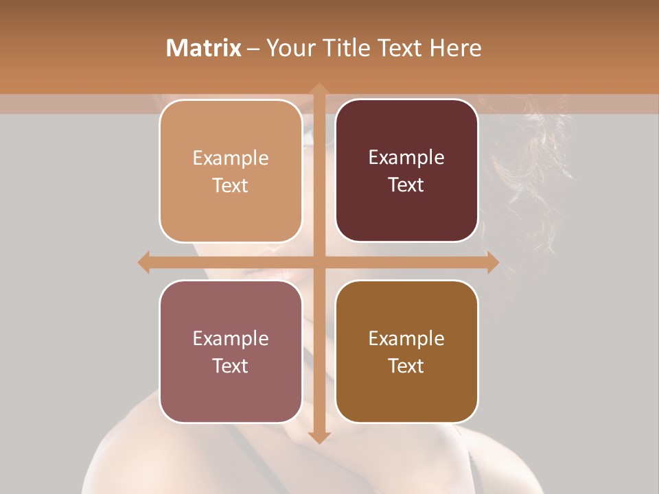 Face Eye Make Up One PowerPoint Template