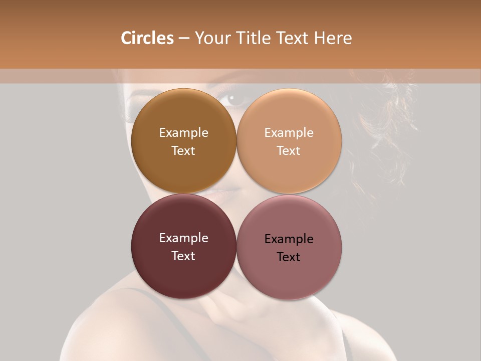 Face Eye Make Up One PowerPoint Template