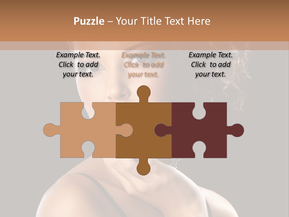 Face Eye Make Up One PowerPoint Template