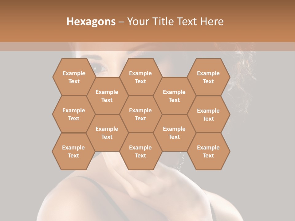 Face Eye Make Up One PowerPoint Template