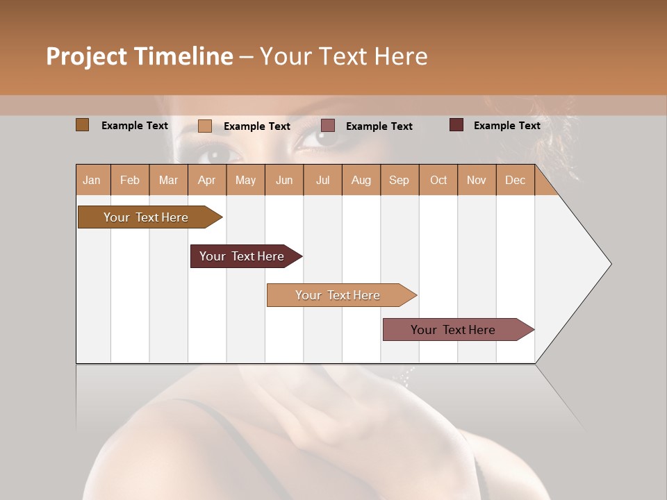 Face Eye Make Up One PowerPoint Template