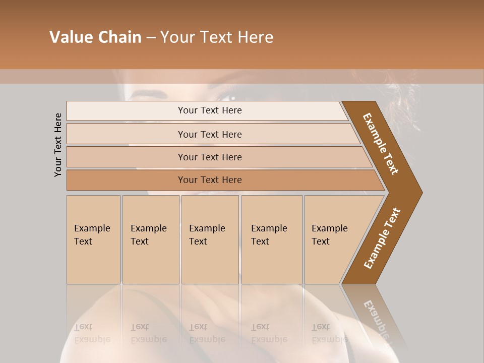 Face Eye Make Up One PowerPoint Template