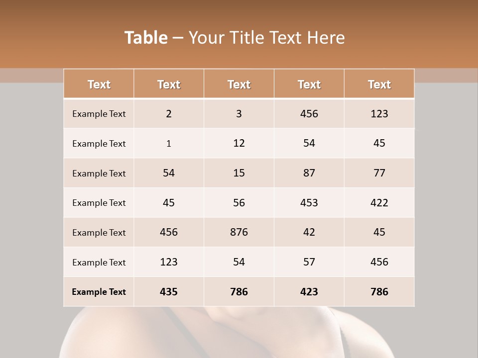 Face Eye Make Up One PowerPoint Template