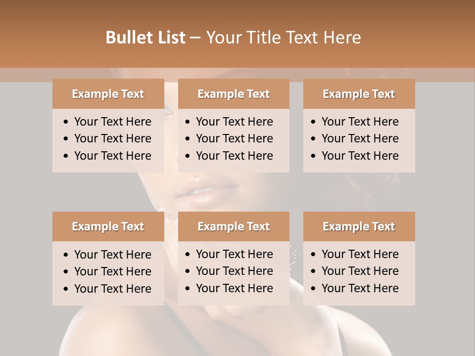 Face Eye Make Up One PowerPoint Template