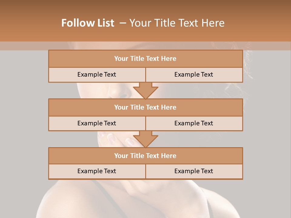 Face Eye Make Up One PowerPoint Template