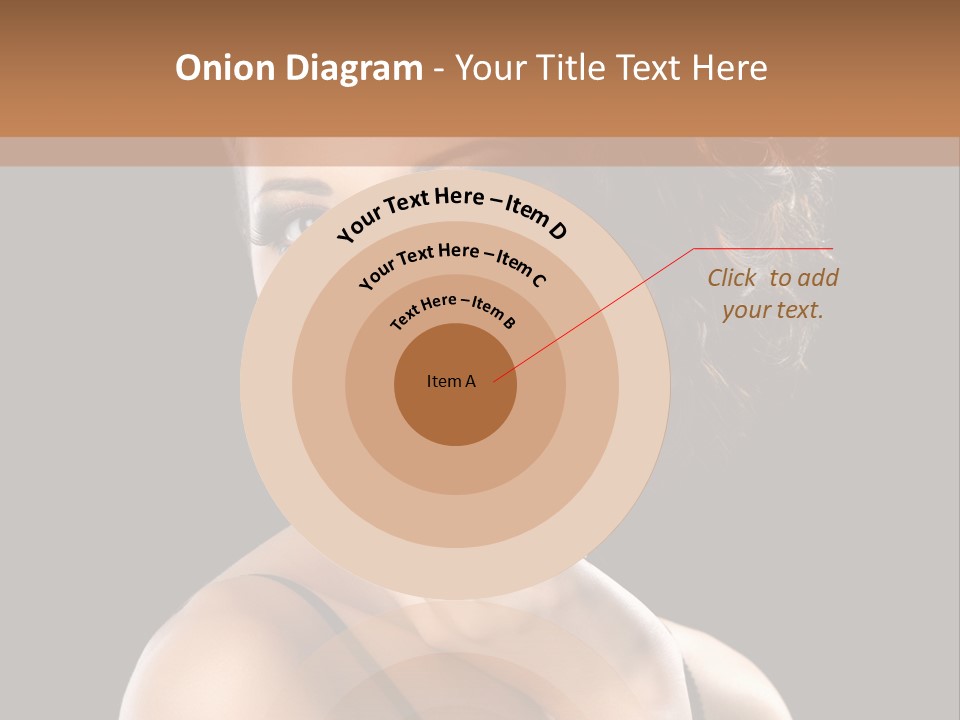 Face Eye Make Up One PowerPoint Template