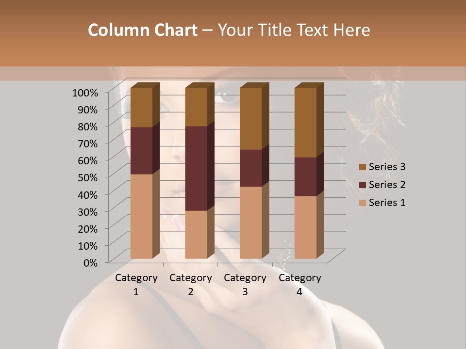 Face Eye Make Up One PowerPoint Template