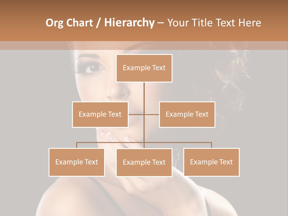 Face Eye Make Up One PowerPoint Template