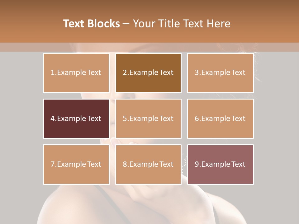 Face Eye Make Up One PowerPoint Template