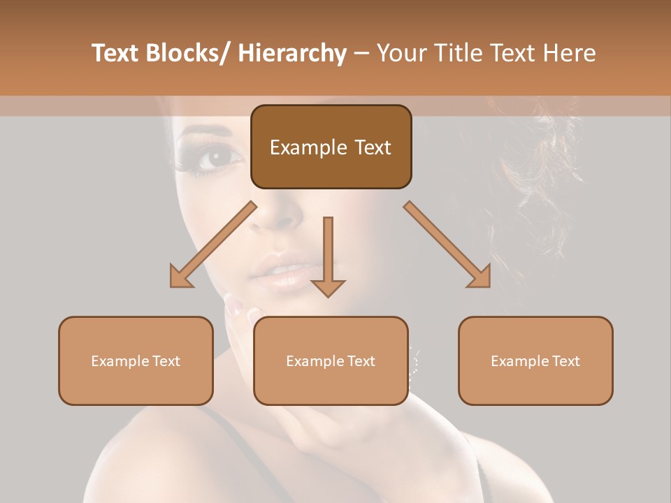 Face Eye Make Up One PowerPoint Template