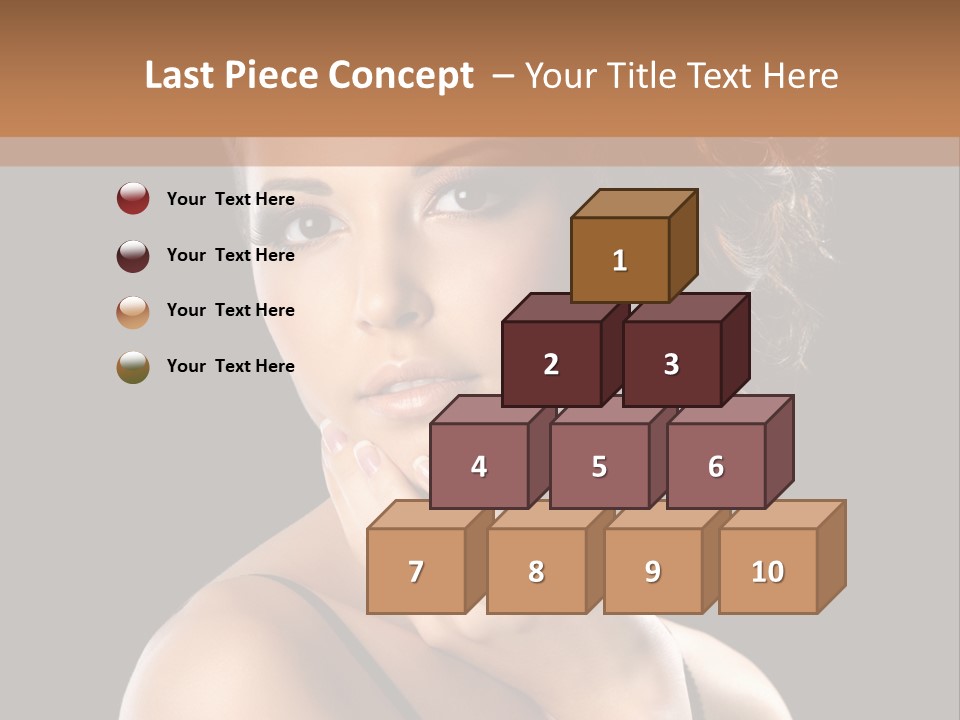 Face Eye Make Up One PowerPoint Template