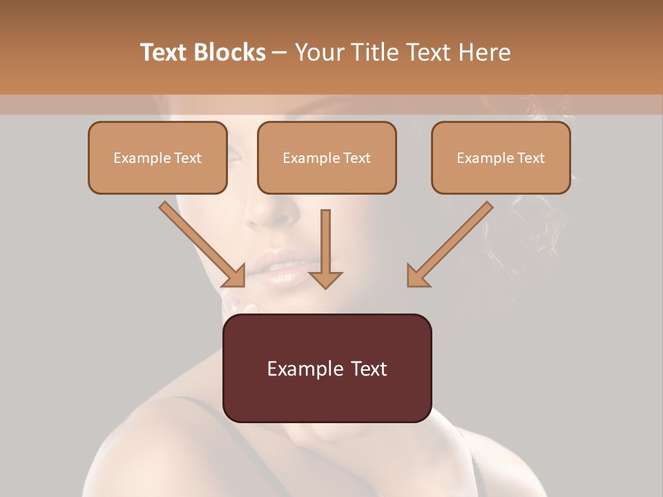 Face Eye Make Up One PowerPoint Template